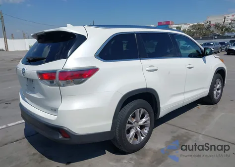 2015 Toyota Highlander Xle V6 из США, поврежденный, VIN 5TDKKRFH1FS101025